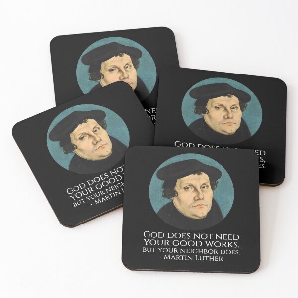 Item preview, God does not need your good works, but your neighbor does. - Martin Luther designed and sold by Styrman.