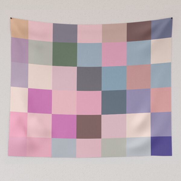 Item preview, Patchwork, Checkerboard, Pastel, Multi Colour designed and sold by OneThreeSix.