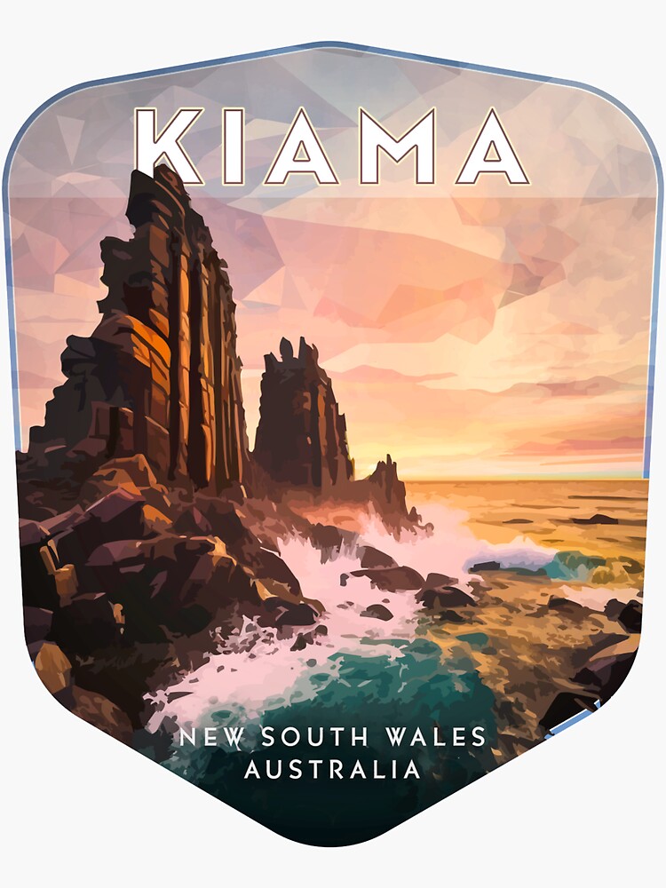 Thumbnail 3 of 3, Sticker, Kiama designed and sold by Tangibles.