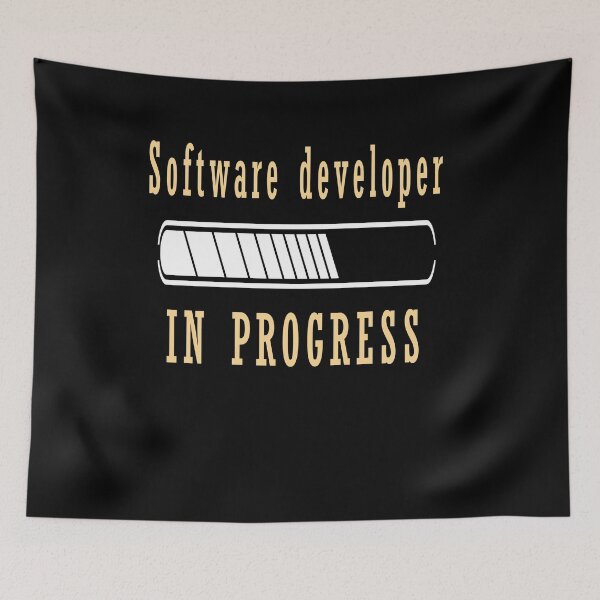 Item preview, Software developer IN PROGRESS designed and sold by ZEDSOU ⭐⭐⭐⭐⭐.