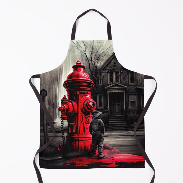 Item preview, The Power of Red Leverage and Hydrant in Tones Digital Painting designed and sold by CodeAndColors.