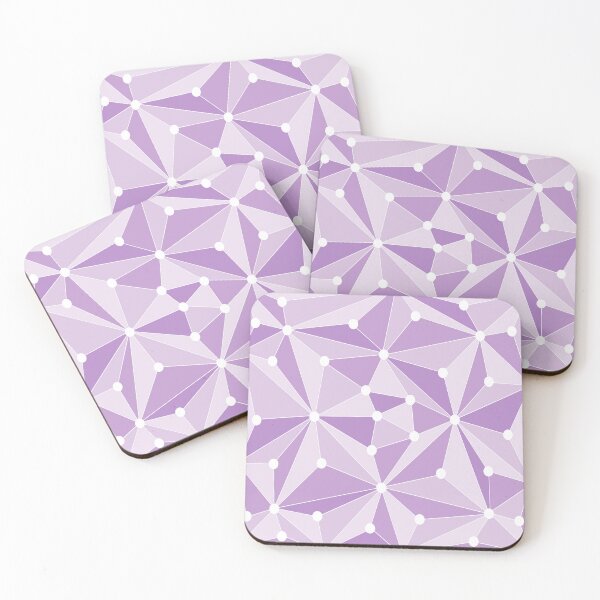 Item preview, Abstract geometric pattern - purple designed and sold by K.S ART.
