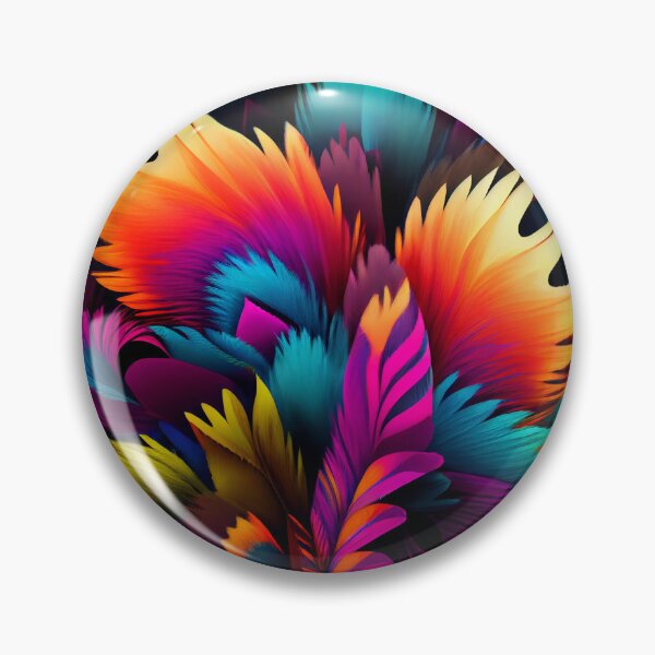 Item preview, Vibrant Furry Latin Pattern Digital Painting designed and sold by CodeAndColors.