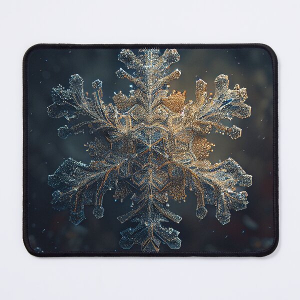 Item preview, Glittering Grit A Snowflakes Synonym Digital Painting designed and sold by CodeAndColors.