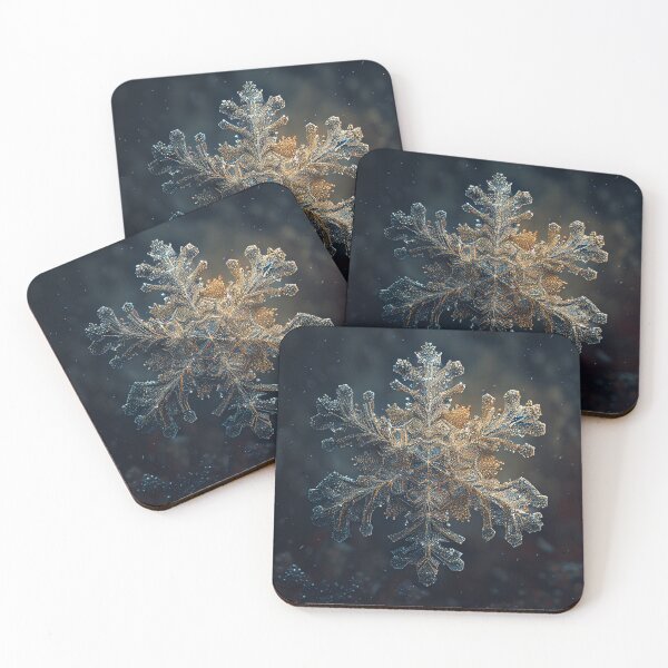 Item preview, Glittering Grit A Snowflakes Synonym Digital Painting designed and sold by CodeAndColors.