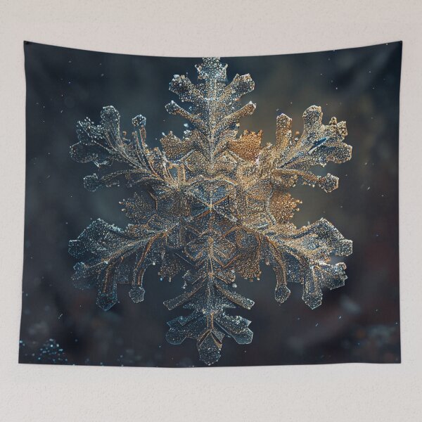 Item preview, Glittering Grit A Snowflakes Synonym Digital Painting designed and sold by CodeAndColors.