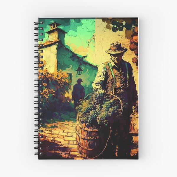 Item preview, Van Gogh Style Wine Art Grapes Harvest  designed and sold by Alper Billik.