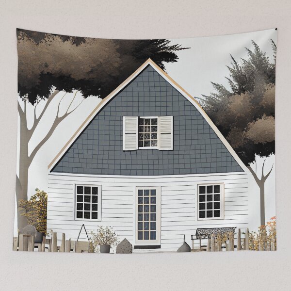 Item preview, Coarse Modern Farmhouse Pattern Digital Painting designed and sold by CodeAndColors.