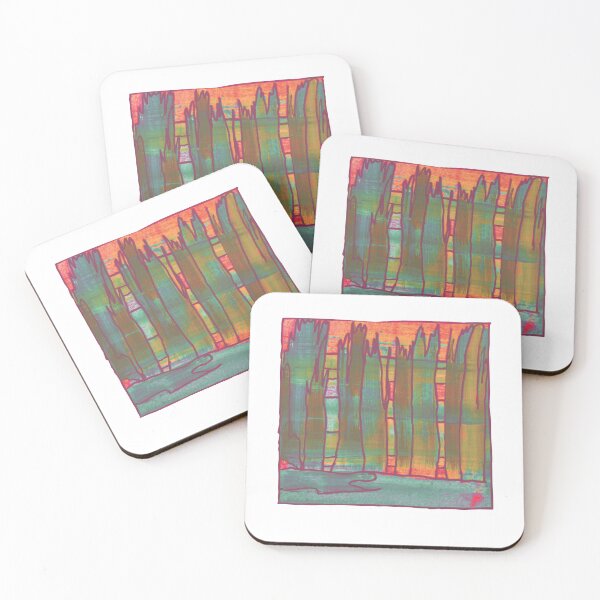 Item preview,  Liminal Space II Orange Sunrise Abstraction designed and sold by BlackArtichoke.
