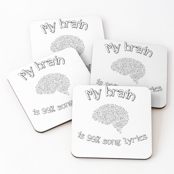 Item preview, music lover-My brain is 99% song lyrics designed and sold by Hight-low-view.