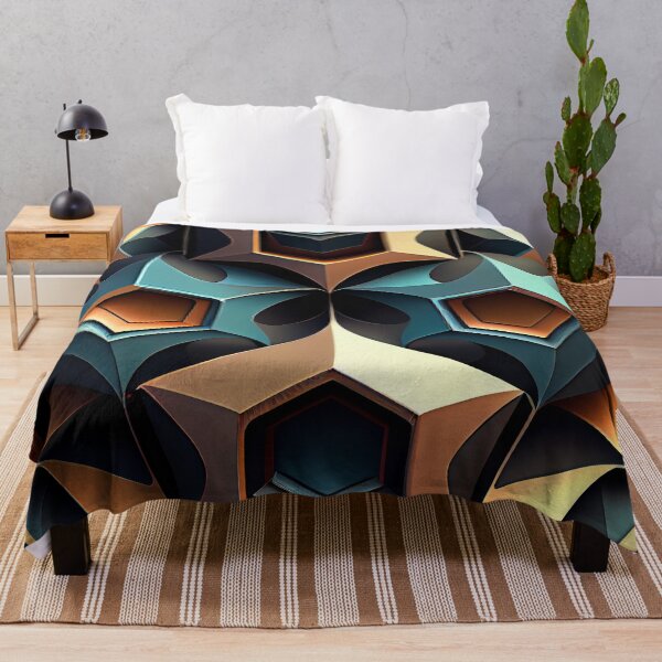 Item preview, Futuristic Modern Pattern Digital Painting designed and sold by CodeAndColors.