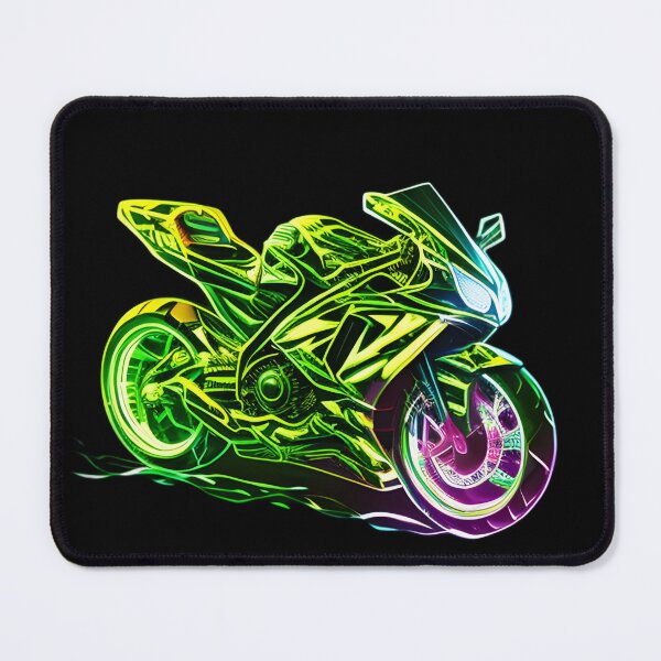Item preview, Cyberpunk Neon Futuristic Superbike designed and sold by beluxe.