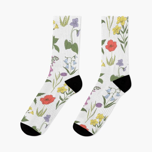 Artikelvorschau, Britische Wildblumen-Illustration entworfen und verkauft von BotanicalStudy.