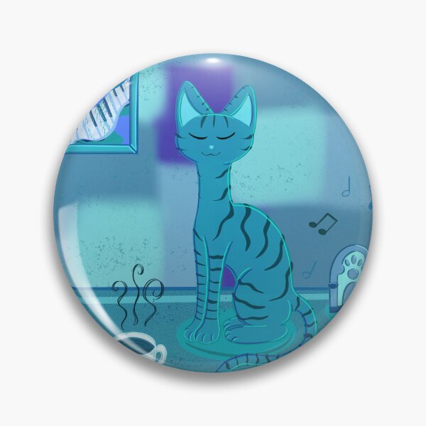 Item preview, Blue Cat designed and sold by DancingFoxArt.