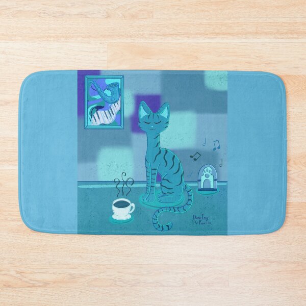 Item preview, Blue Cat designed and sold by DancingFoxArt.