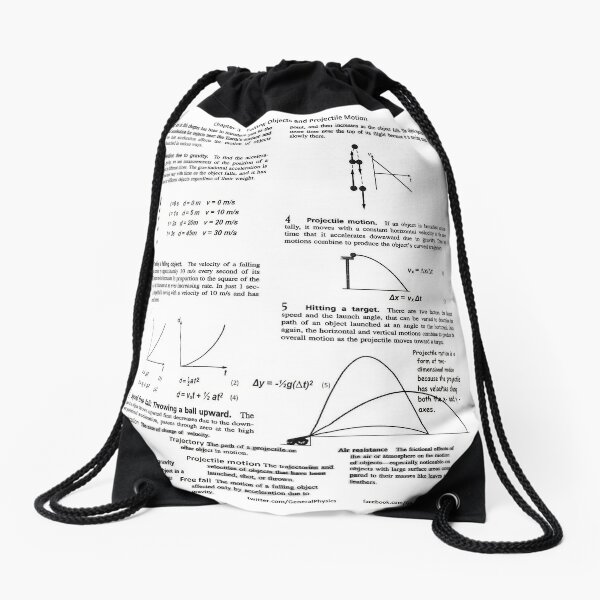 General Physics Drawstring Bag