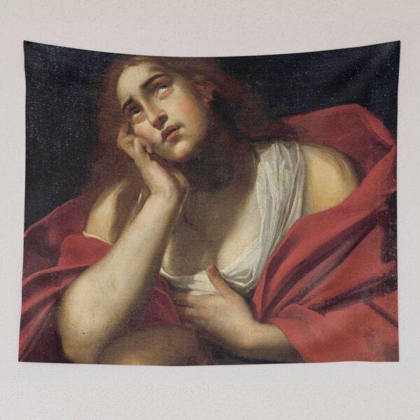 Item preview,  ambit of, penitent Magdalene - Andrea Vaccaro (Napoli 1604-1670) designed and sold by Vintage Designs +.