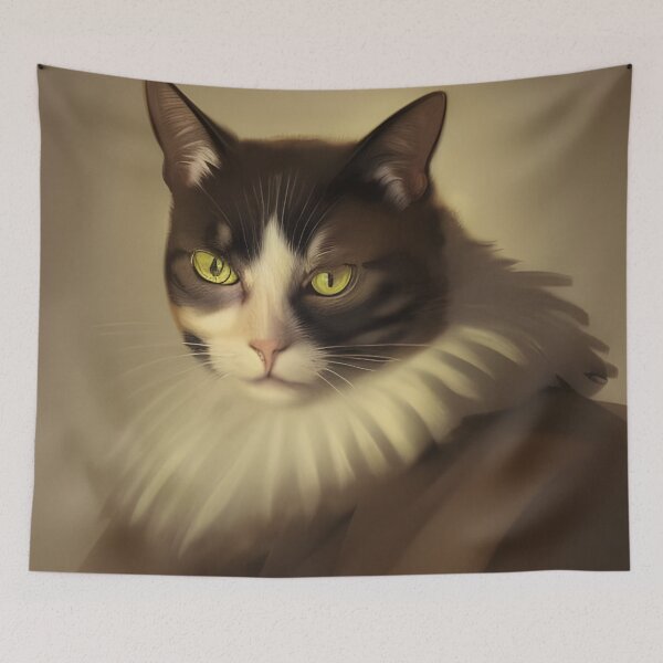 Item preview, Noble cat portrait  designed and sold by HofTao.
