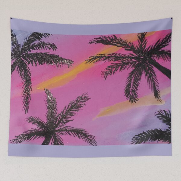 Item preview, Colorful Sunset & Palm Trees designed and sold by KayleeRoseArt.