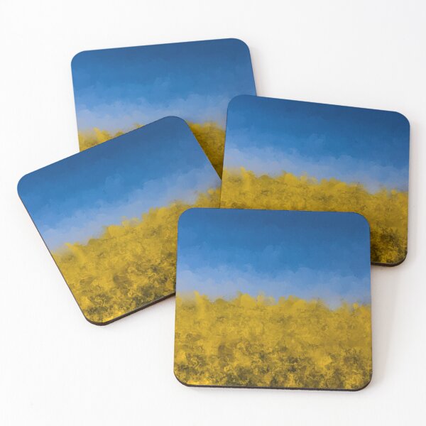 Item preview, landscape blue yellow   designed and sold by jkrphoto.