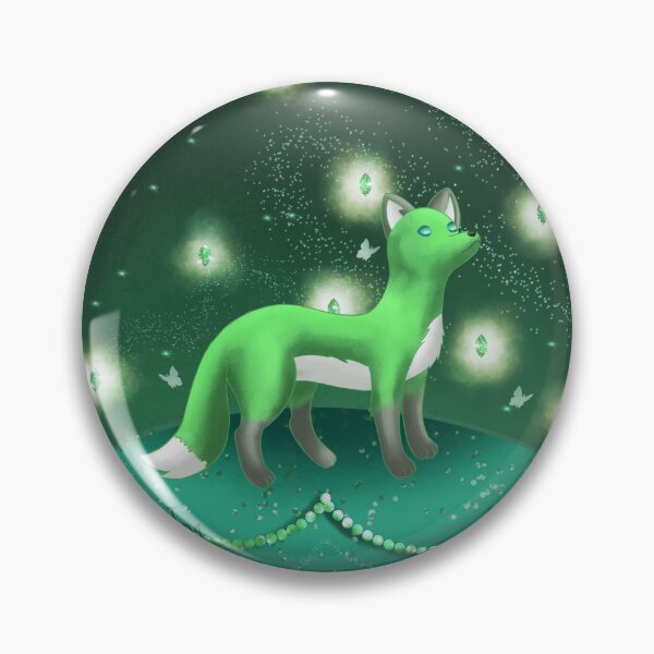 Item preview, Emerald Fox designed and sold by DancingFoxArt.