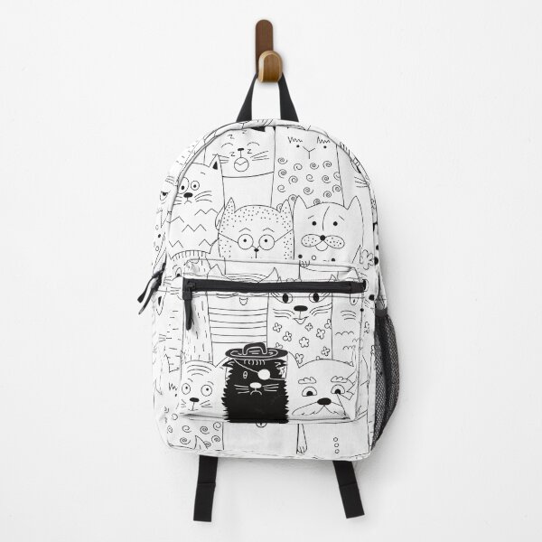 Item preview, SEAMLESS PATTRON WITH DOODLE CATS designed and sold by TRENDYBYNAHLA.