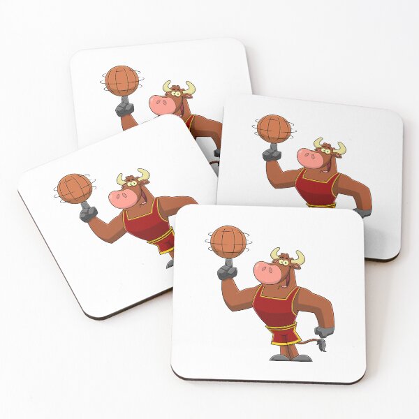 Item preview, Bull Basketball Player designed and sold by HitToon.