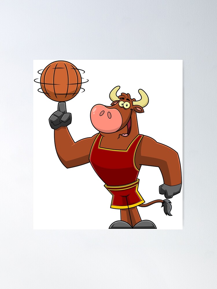 Cute cartoon mascot character basketball pirate with hat and