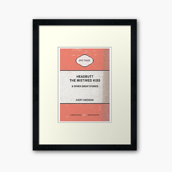 Epic Tales: Headbutt, The Mistimed Kiss Framed Art Print