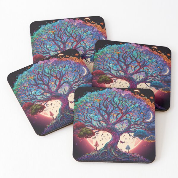 Item preview, Tree of life with moon  designed and sold by art8085.