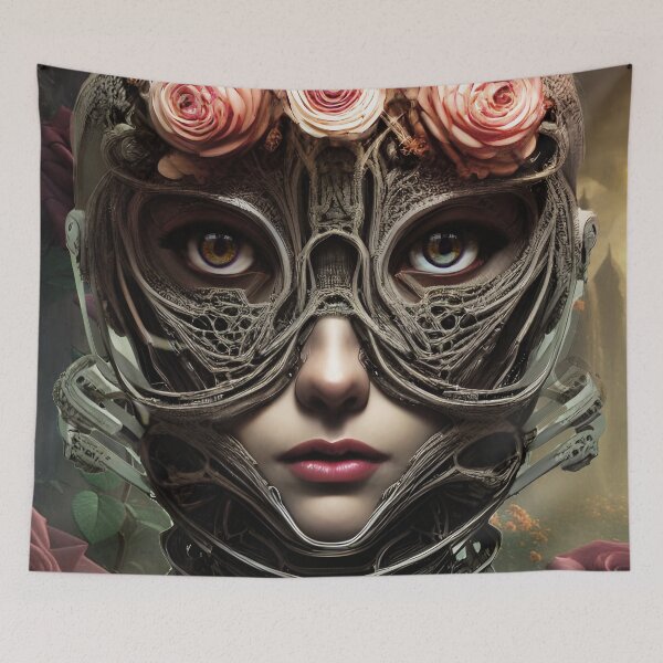 Item preview, rose mask designed and sold by TAOZ-ART.