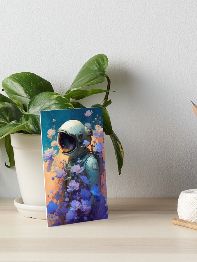 Surreal Art Spaceman Art Astronaut Colorful Art 