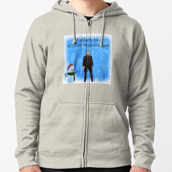 PUSHING BLACK Winter Wonderland Holiday Unisex Pullover Hoodie