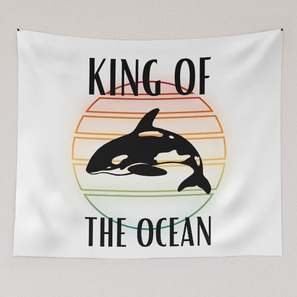 Item preview, King of the OCEAN, orca designed and sold by addict2reading.