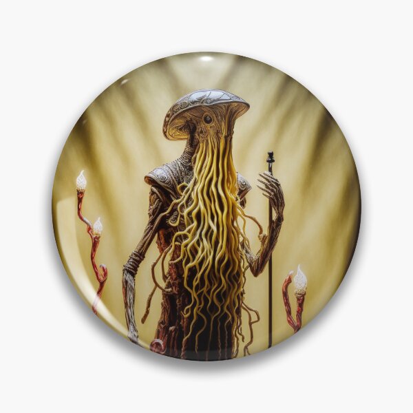 Vista previa del artículo con la obra «Gran sacerdote», diseñado y vendido por FearFood.