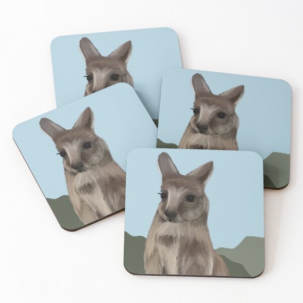 Item preview, Wallaby Tasmania designed and sold by Backstreet Lobotomy.