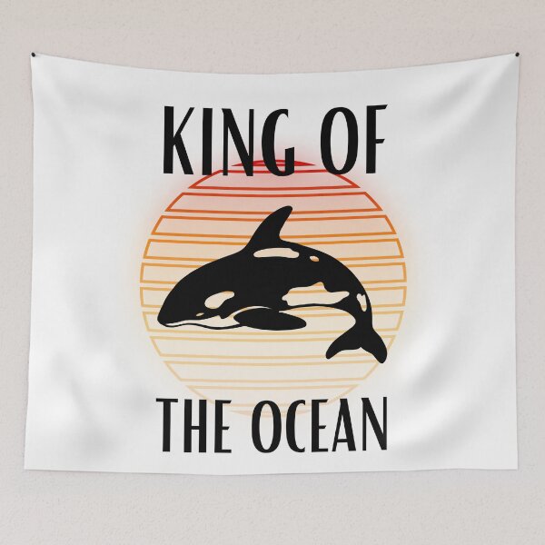 Item preview, King of the OCEAN, orca designed and sold by addict2reading.