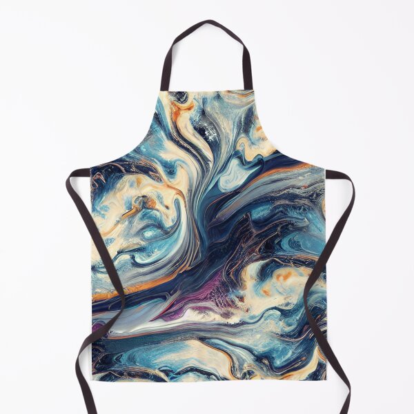 Item preview, Wave mixing of paints on canvas designed and sold by Monlin.