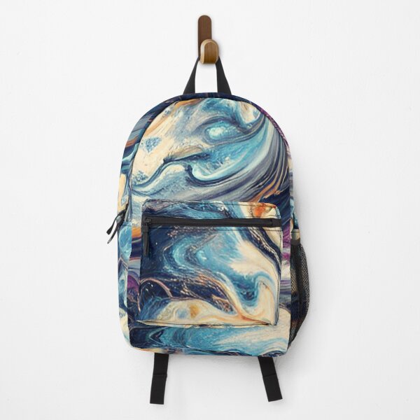 Item preview, Wave mixing of paints on canvas designed and sold by Monlin.