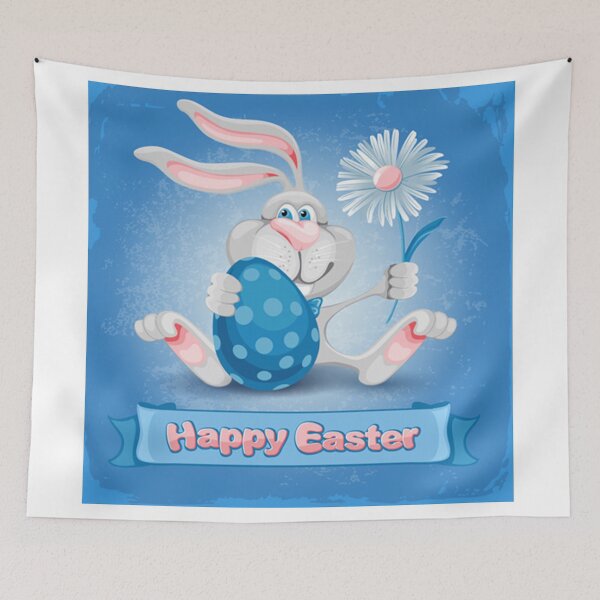 Item preview, Cool Blue Happy Easter designed and sold by TeamBride.