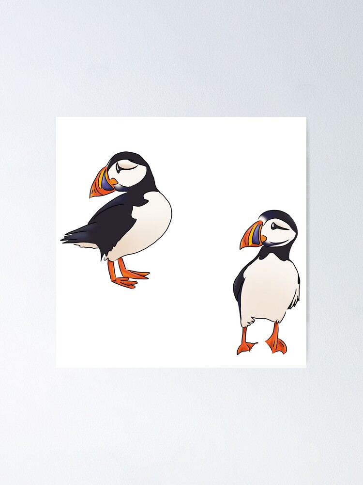 Puffin Cartoon Pattern Puffin Cartoon Pattern