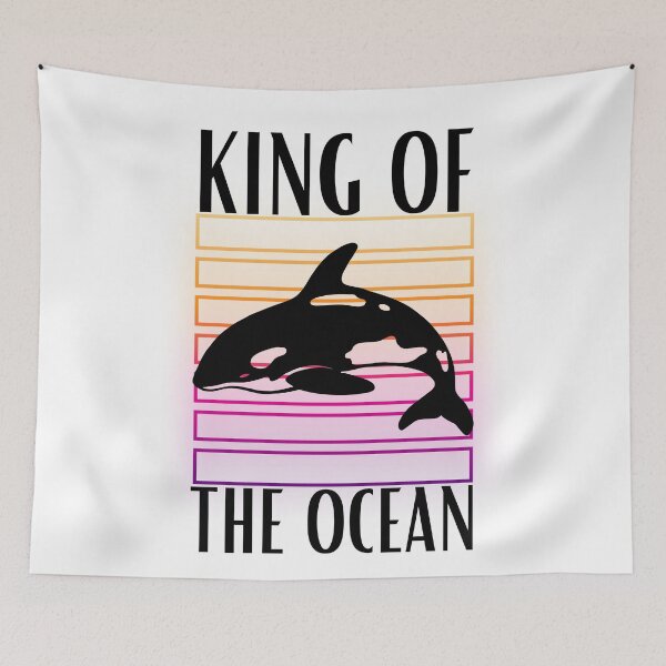 Item preview, King of the OCEAN, orca designed and sold by addict2reading.