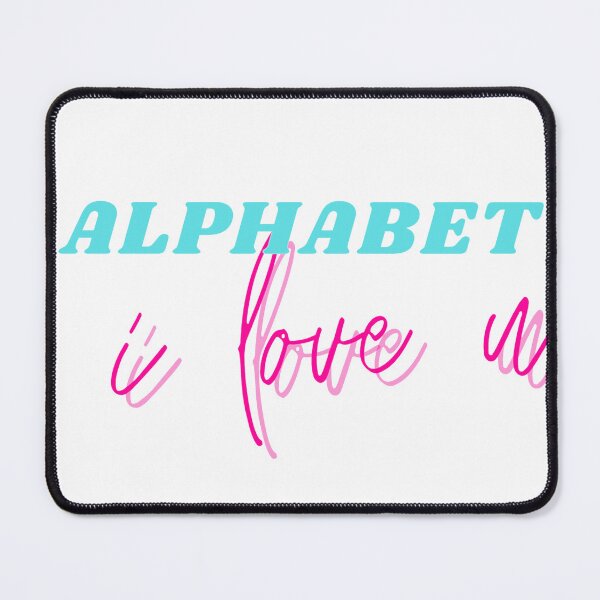 Artikelvorschau, alphabet abc ich liebe dich entworfen und verkauft von WhatUW ✅ ⭐⭐⭐⭐⭐(153K).