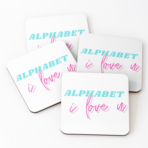 Artikelvorschau, alphabet abc ich liebe dich entworfen und verkauft von WhatUW ✅ ⭐⭐⭐⭐⭐(153K).