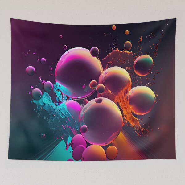 Item preview, Paint Splash Bubbles  designed and sold by Alternative Art Studio.