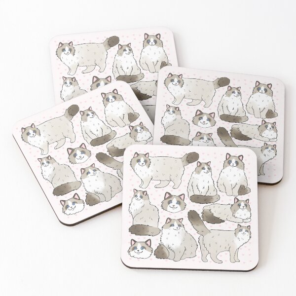 Item preview, Ragdoll cute cat pattern  designed and sold by Yarafantasyart.