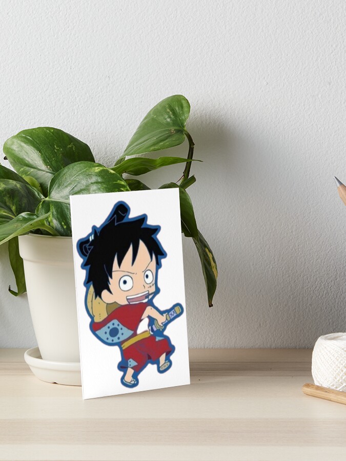 Anime Monkey D Luffy Gear 5 Art Board Print for Sale by Bims13