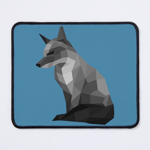 Item preview, Geometric Fox in Black and White designed and sold by shaldesign.