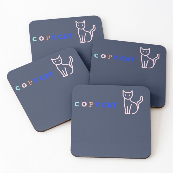 Item preview, Copy cat - cute cat print design by Natasha Rose Mills designed and sold by Natasha  Rose Mills.