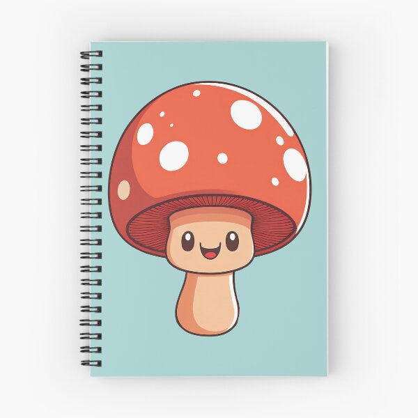 Item preview, Happy Blushing Mushroom designed and sold by RoboRaphael.